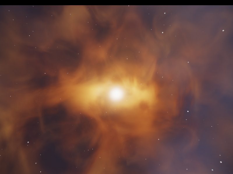 GLM-5.3-Flash — stellar core dream, live render