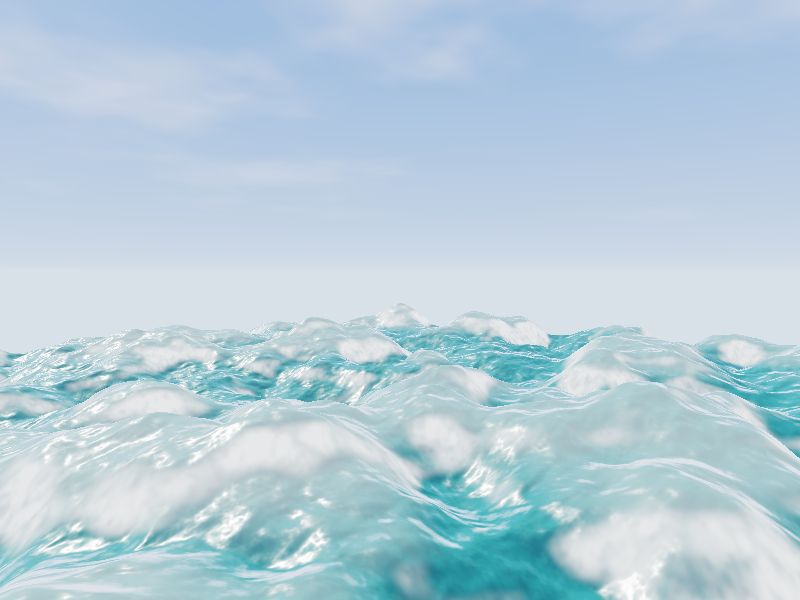 DeepSeek V4 Pro ocean after 5 revisions