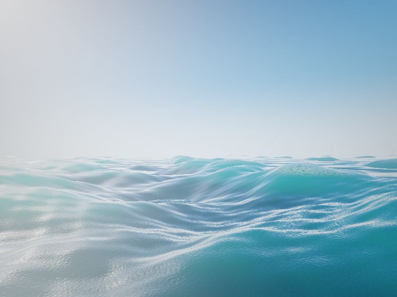Grok 4.6 ocean after 5 revisions